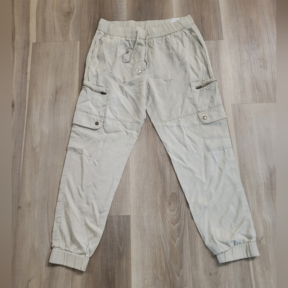 Banana Republic Women Beige Jogger Style Pants Size S